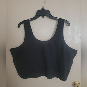 Torrid Size 5 Sculpted Bralette/Crop Top Charcoal Black